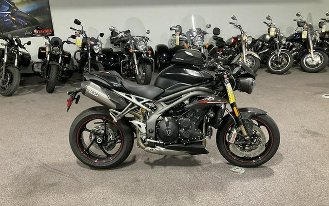 2019 Triumph Speed Triple RS Crystal White Metallic