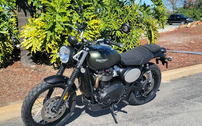 2024 Triumph Scrambler 900 Matte Khaki Green