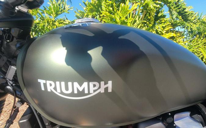 2024 Triumph Scrambler 900 Matte Khaki Green