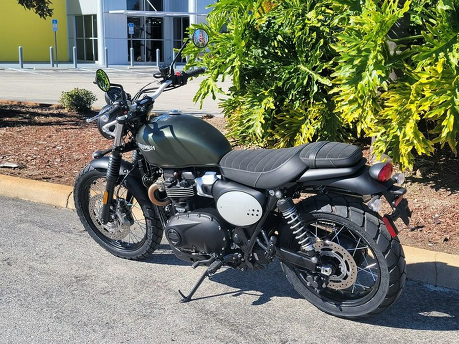 2024 Triumph Scrambler 900 Matte Khaki Green