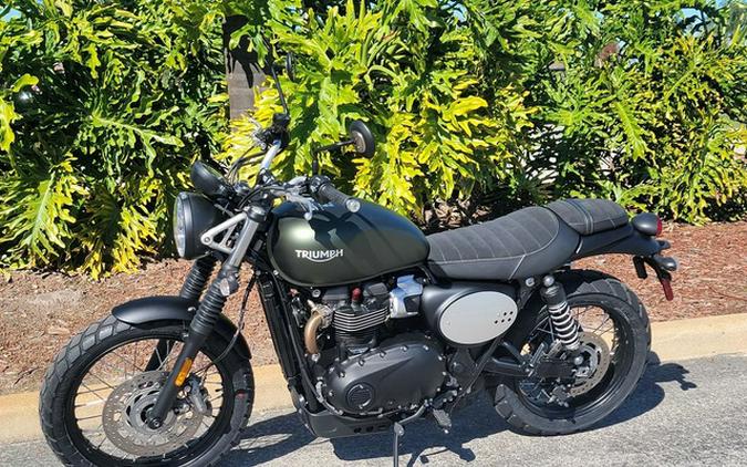 2024 Triumph Scrambler 900 Matte Khaki Green