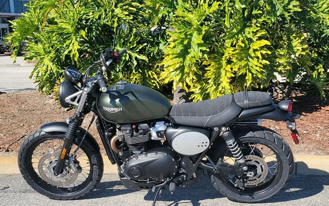 2024 Triumph Scrambler 900 Matte Khaki Green