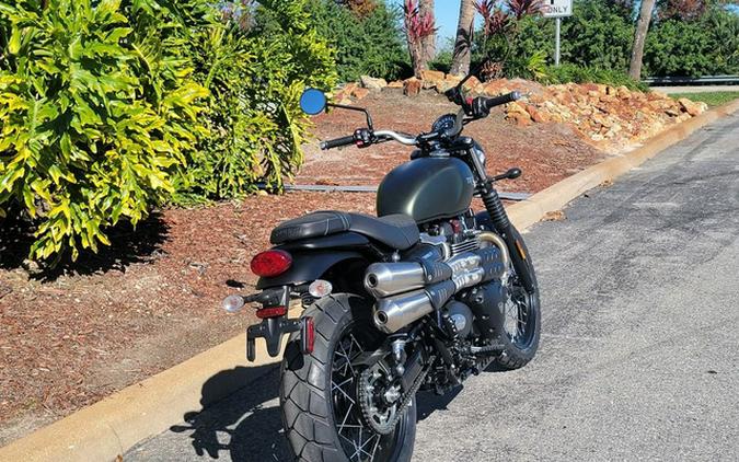 2024 Triumph Scrambler 900 Matte Khaki Green