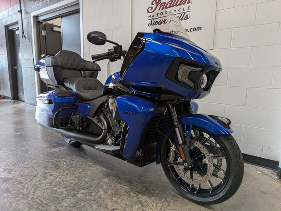 2026 Indian Pursuit Dark Horse 112 w/ PowerBand Audio Deep Blue Metallic with Black M
