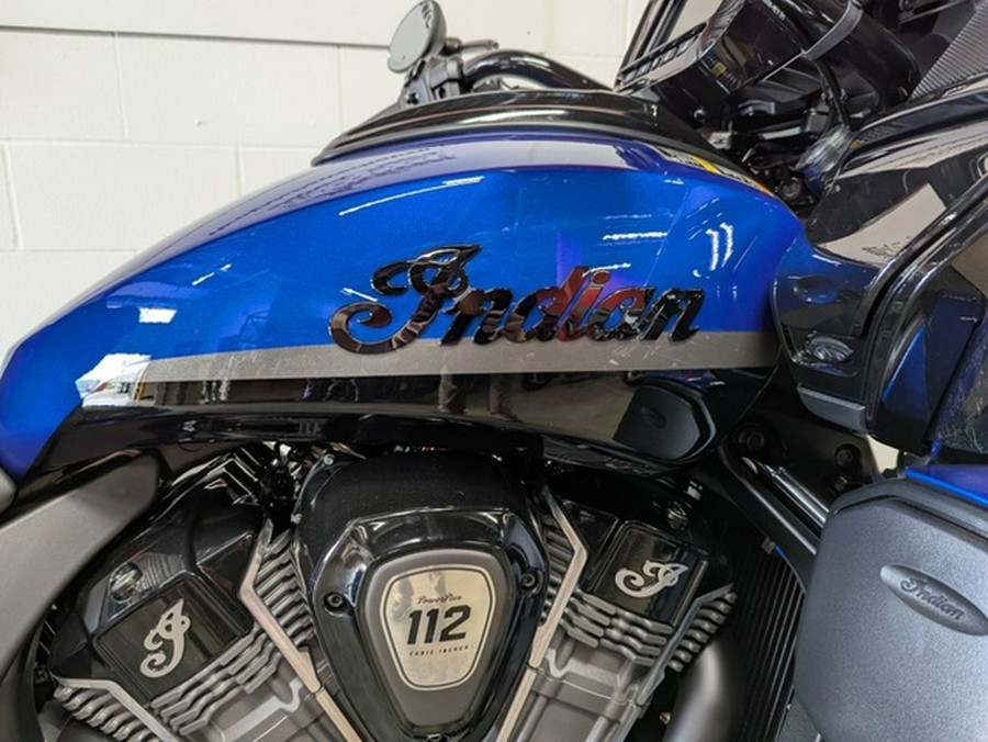 2026 Indian Pursuit Dark Horse 112 w/ PowerBand Audio Deep Blue Metallic with Black M