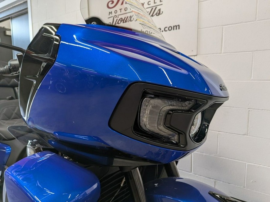 2026 Indian Pursuit Dark Horse 112 w/ PowerBand Audio Deep Blue Metallic with Black M