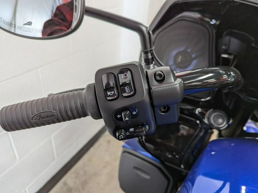 2026 Indian Pursuit Dark Horse 112 w/ PowerBand Audio Deep Blue Metallic with Black M