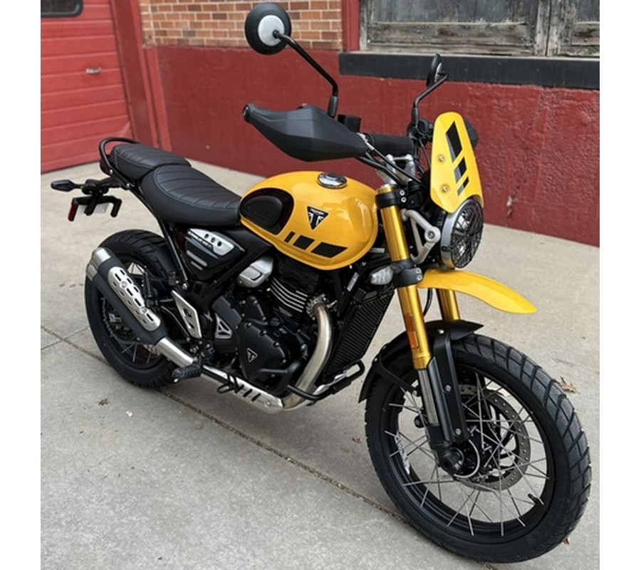 2026 Triumph Scrambler 400 XC Racing Yellow