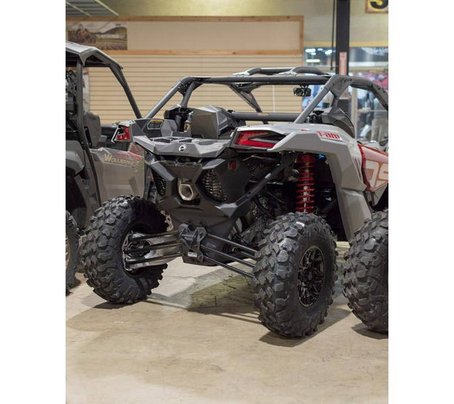 2024 Can-Am® Maverick X3 DS Turbo Fiery Red & Hyper Silver