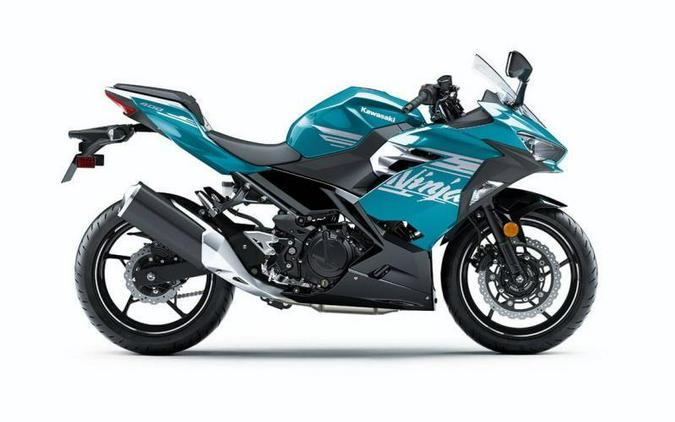 2021 Kawasaki Ninja® 400 ABS Pearl Nightshade Teal/Metallic Spark Black