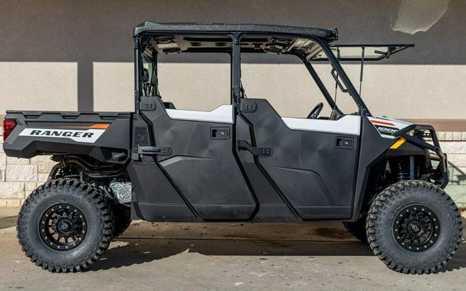 New 2024 POLARIS RANGER CREW 1000 PREMIUM WHITE LIGHTNING