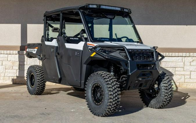 New 2024 POLARIS RANGER CREW 1000 PREMIUM WHITE LIGHTNING