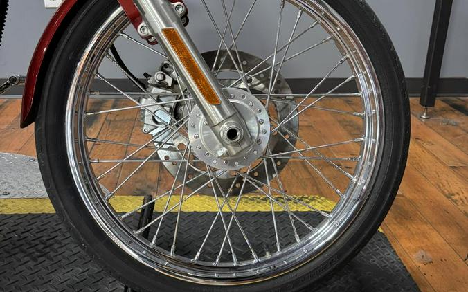 2009 Harley-Davidson 1200 Custom RED HOT SUNGLO W/PINSTRIPE