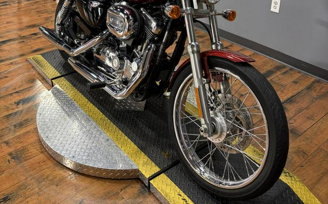 2009 Harley-Davidson 1200 Custom RED HOT SUNGLO W/PINSTRIPE