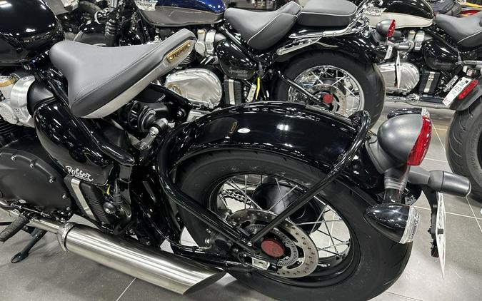 2024 Triumph Bonneville Bobber Jet Black/Ash Gray