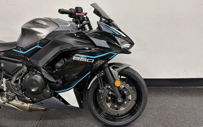 2021 Kawasaki Ninja 650 ABS Metallic Graphite Gray/Metallic Spark Black