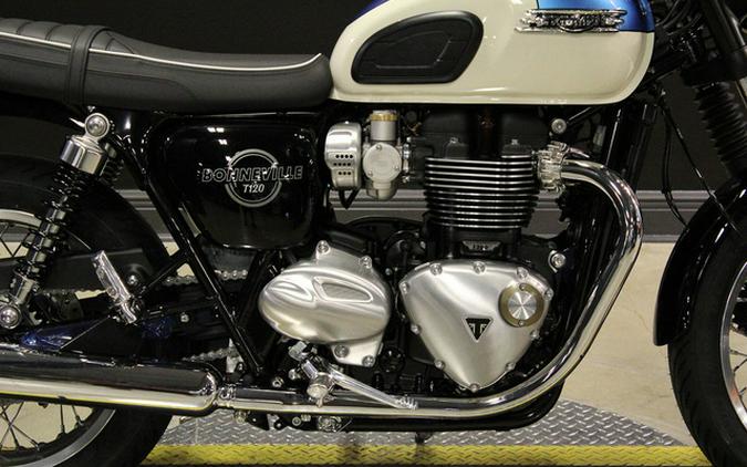 2026 Triumph Bonneville T120 Aegean blue
