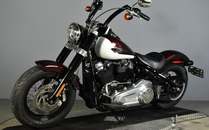 2021 Harley-Davidson Softail Slim Midnight Crimson & Stone Washed White Pearl