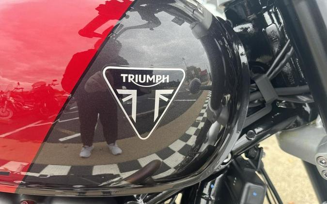 2024 Triumph Speed Twin 1200 Carnival Red/Storm Grey