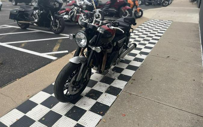 2024 Triumph Speed Twin 1200 Carnival Red/Storm Grey