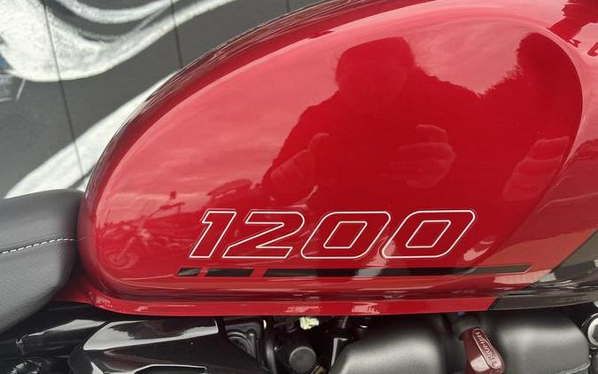 2024 Triumph Speed Twin 1200 Carnival Red/Storm Grey