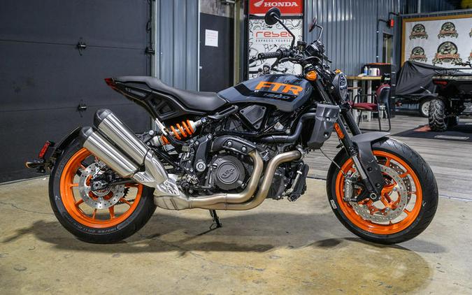 2023 Indian Motorcycle® FTR Stealth Gray/Orange Burst