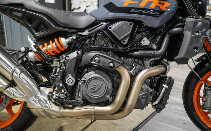 2023 Indian Motorcycle® FTR Stealth Gray/Orange Burst