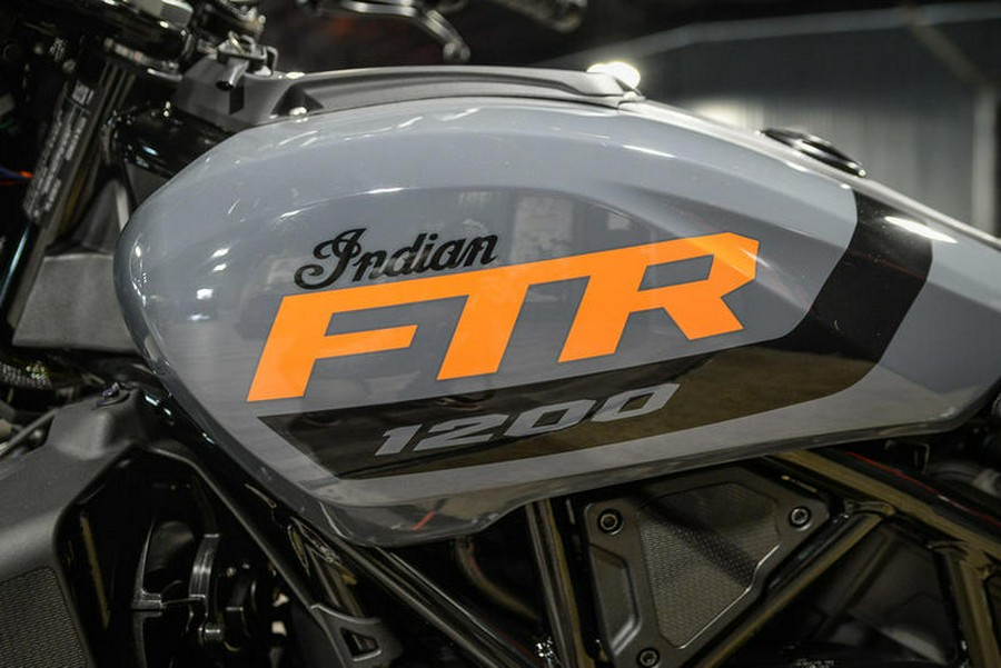 2023 Indian Motorcycle® FTR Stealth Gray/Orange Burst