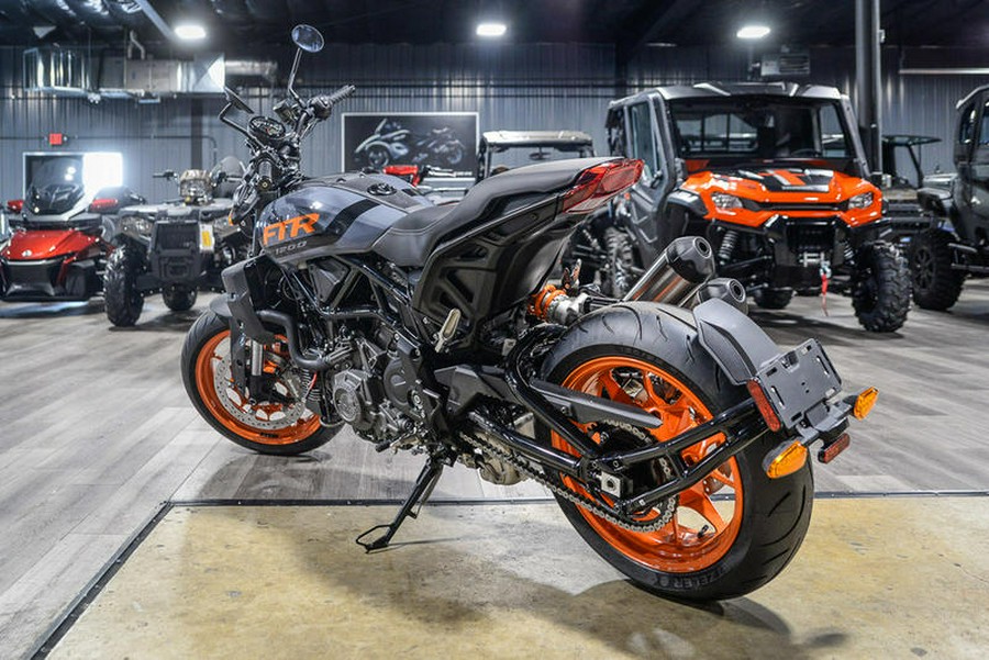 2023 Indian Motorcycle® FTR Stealth Gray/Orange Burst