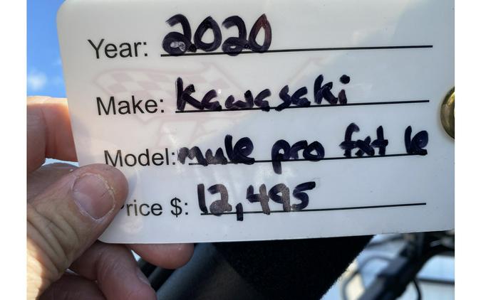 2020 MULE PRO FXT EPS LE - Kawasaki