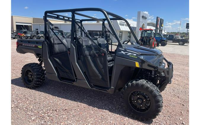 2023 Polaris Industries RANGER CREW XP 1000 Premium Super Graphite with Lifted Lime Accents