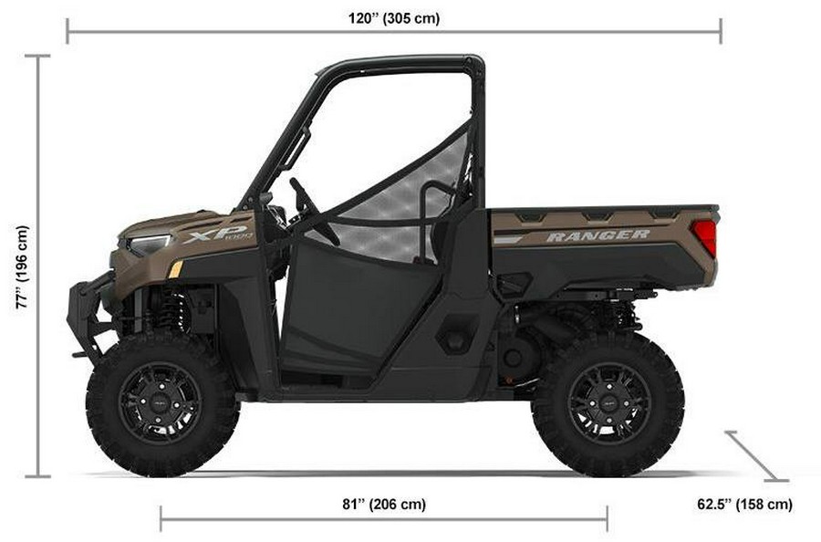 2023 Polaris Industries RANGER XP 1000 Premium Bronson Rock Smoke