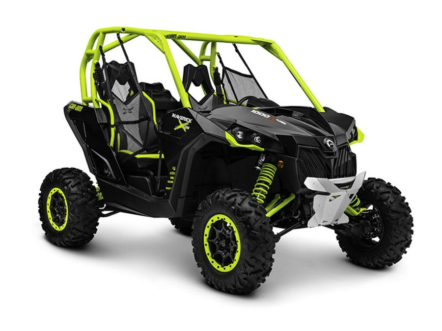 2015 Can-Am® Maverick™ X® ds 1000R Turbo Carbon Black & Manta Green