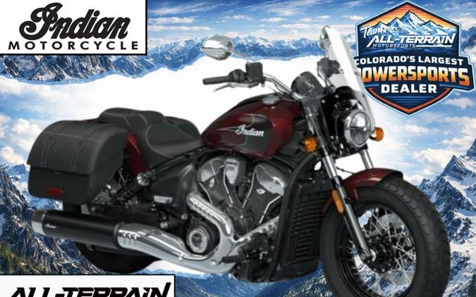 2025 Indian Motorcycle Super Scout® Limited + Tech - Maroon Metallic with Graphics