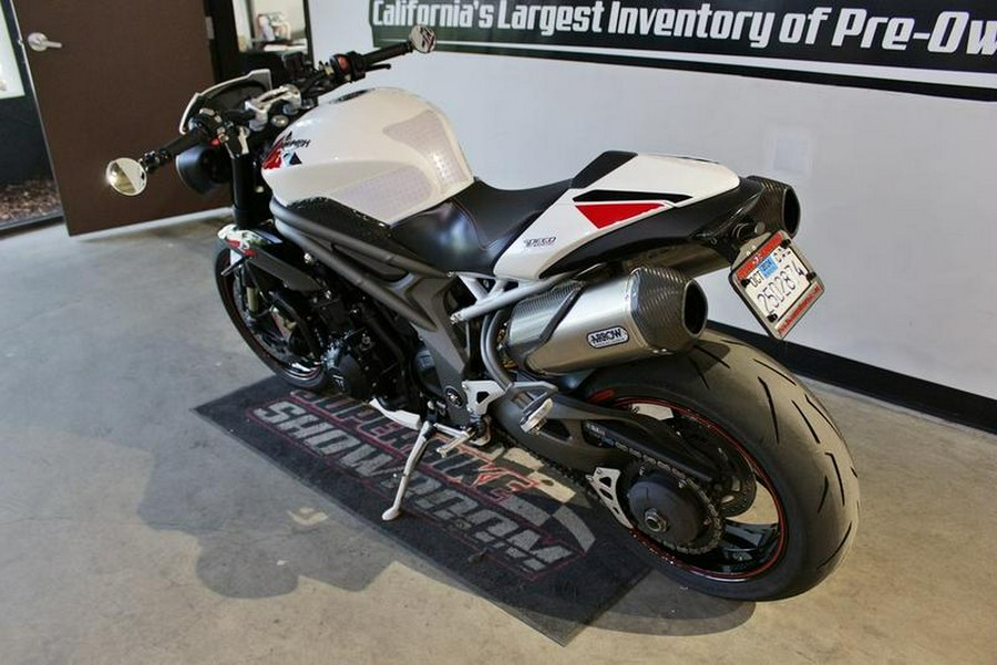 2020 Triumph Speed Triple RS Crystal White Metallic