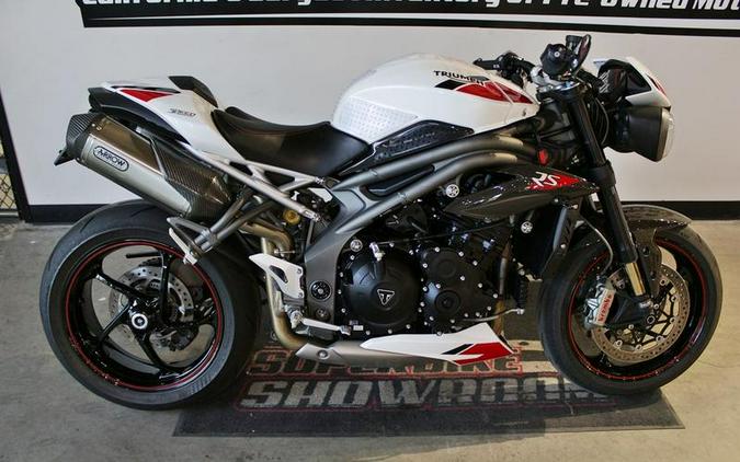 2020 Triumph Speed Triple RS Crystal White Metallic