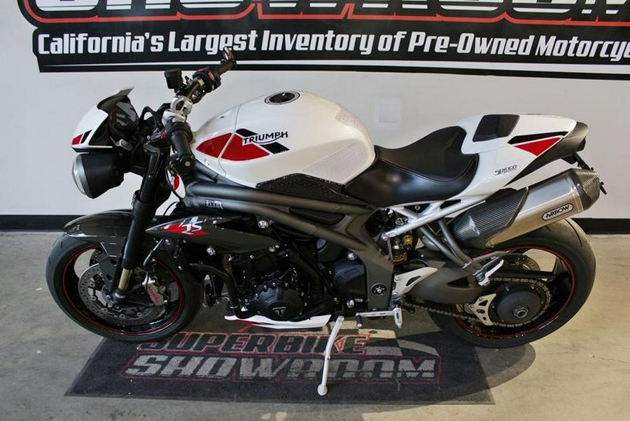 2020 Triumph Speed Triple RS Crystal White Metallic