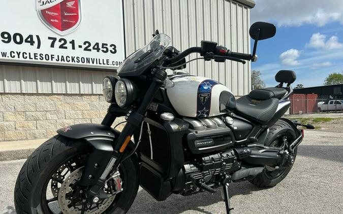 2025 Triumph Street Triple 765 Rocket 3 R Evel Knievel Edition ChromePure White