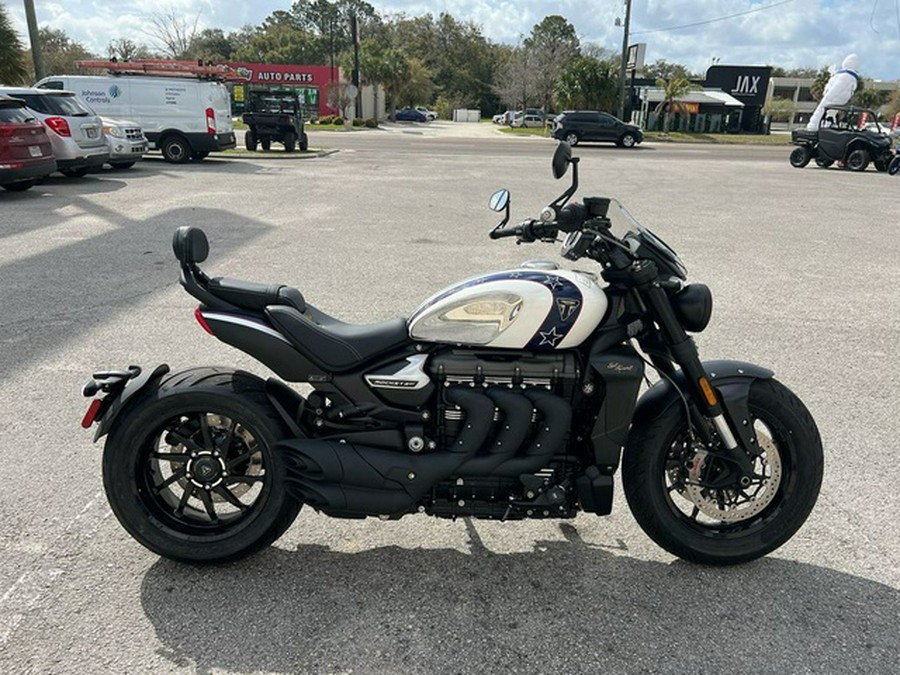 2025 Triumph Street Triple 765 Rocket 3 R Evel Knievel Edition ChromePure White