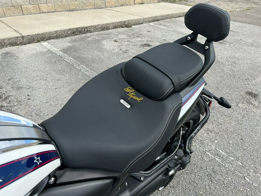 2025 Triumph Street Triple 765 Rocket 3 R Evel Knievel Edition ChromePure White