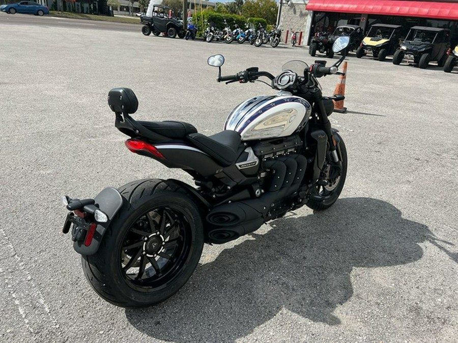 2025 Triumph Street Triple 765 Rocket 3 R Evel Knievel Edition ChromePure White