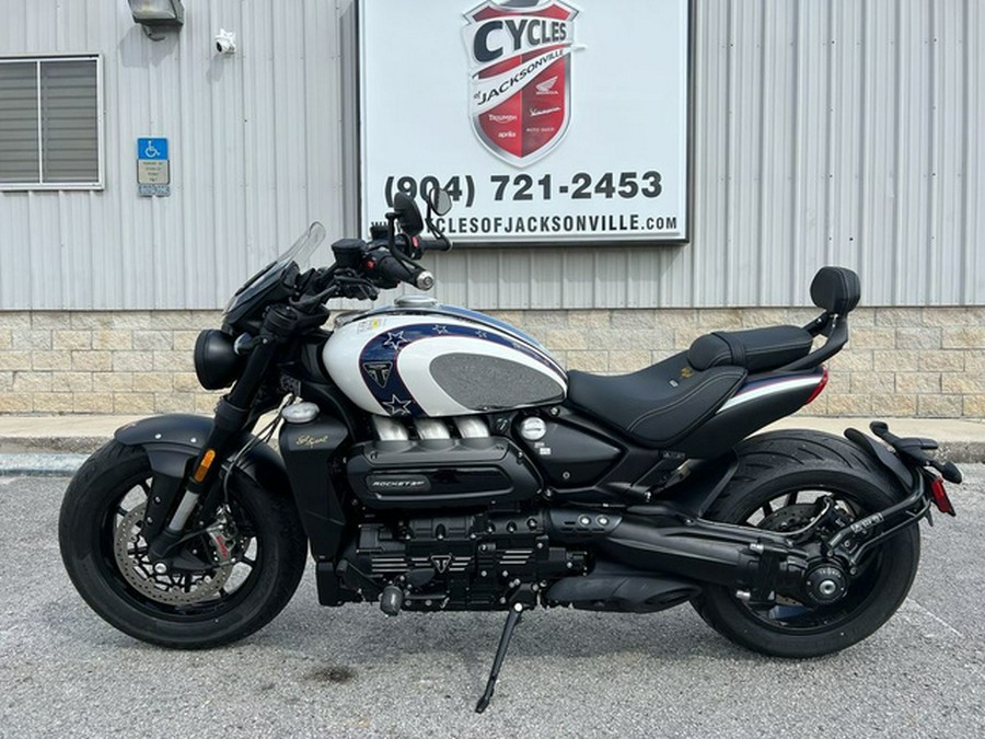 2025 Triumph Street Triple 765 Rocket 3 R Evel Knievel Edition ChromePure White