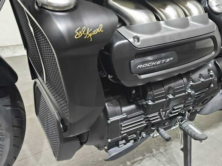 2025 Triumph Street Triple 765 Rocket 3 R Evel Knievel Edition ChromePure White