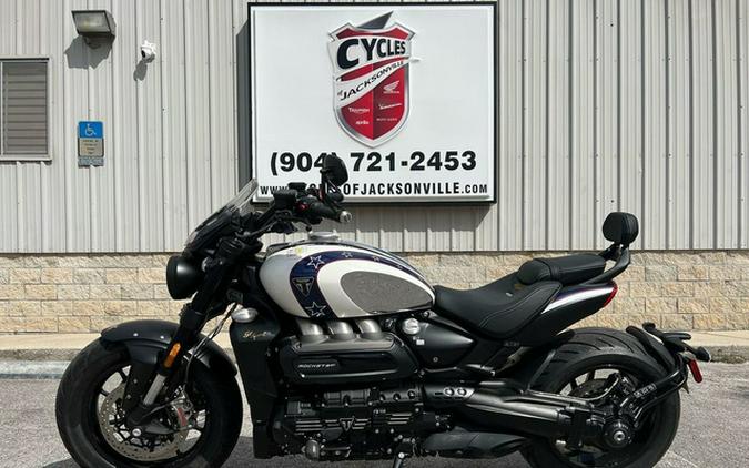 2025 Triumph Street Triple 765 Rocket 3 R Evel Knievel Edition ChromePure White