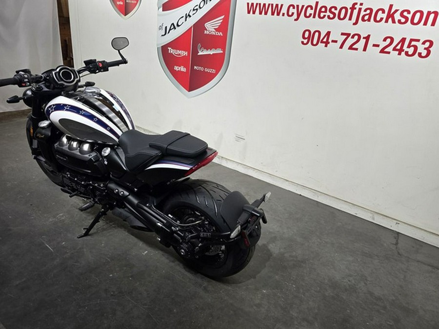 2025 Triumph Street Triple 765 Rocket 3 R Evel Knievel Edition ChromePure White