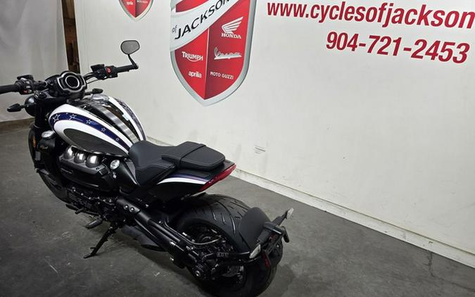 2025 Triumph Street Triple 765 Rocket 3 R Evel Knievel Edition ChromePure White