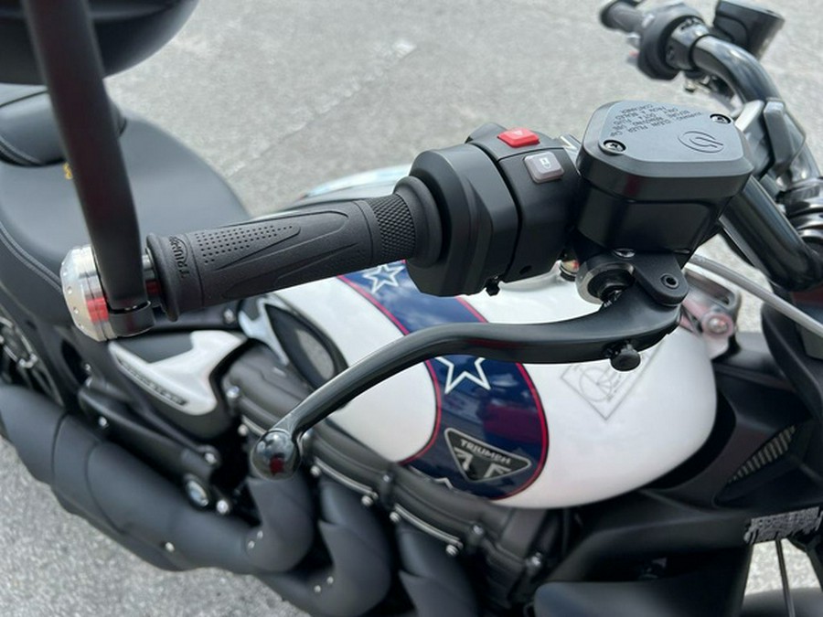 2025 Triumph Street Triple 765 Rocket 3 R Evel Knievel Edition ChromePure White