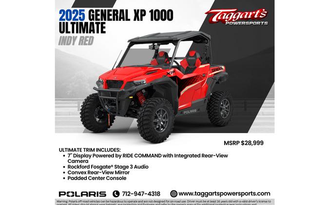 2025 Polaris Industries GENERAL® XP 1000 Ultimate