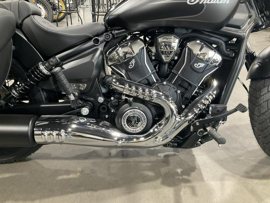 2025 Indian Motorcycle® Super Scout® Black Smoke with Graphics