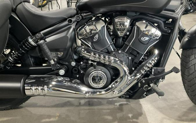2025 Indian Motorcycle® Super Scout® Black Smoke with Graphics
